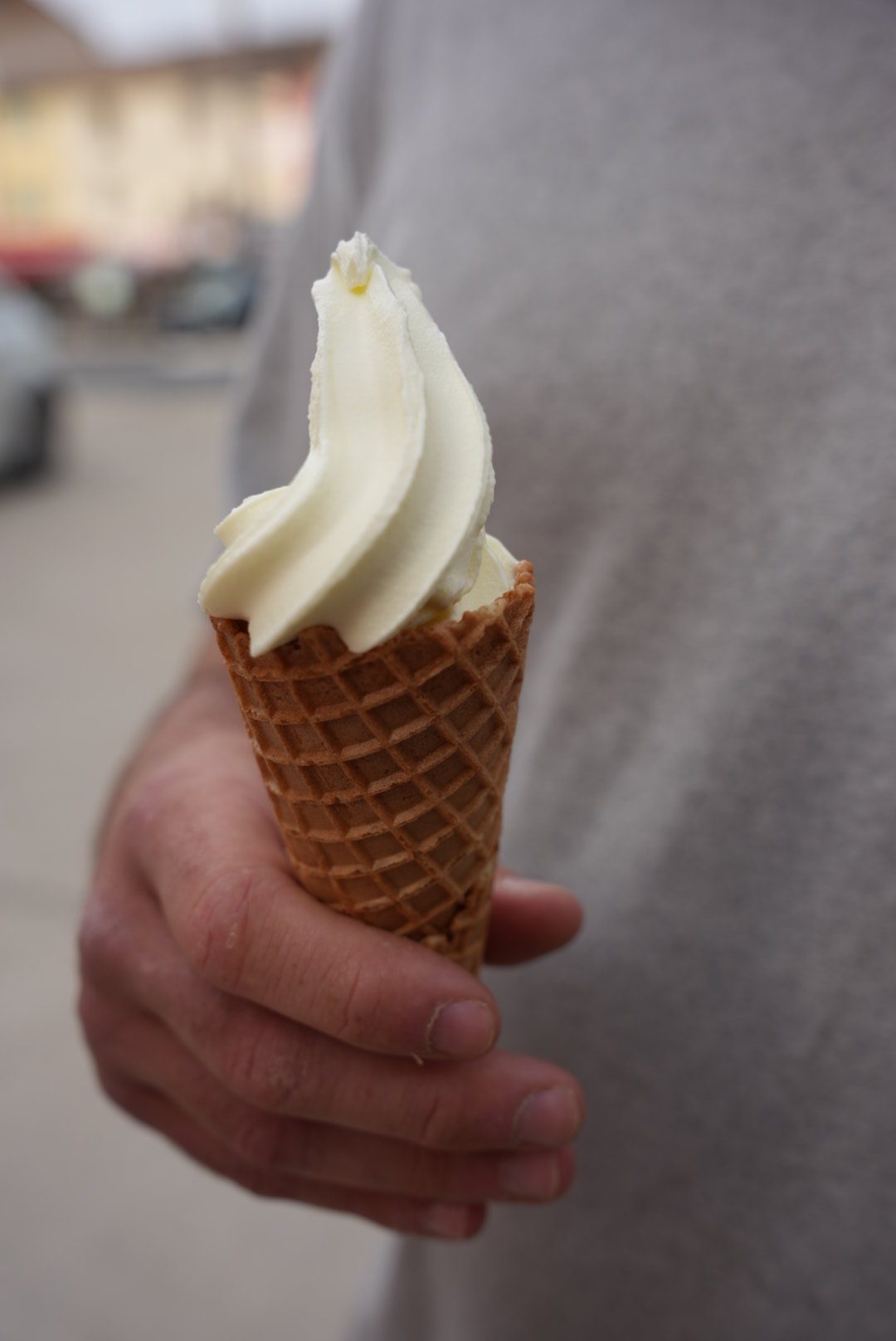 Glace italienne en cône