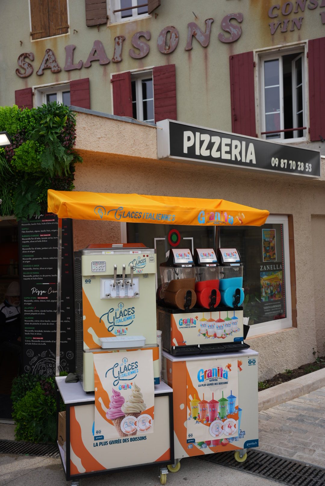Stand glaces et granita
