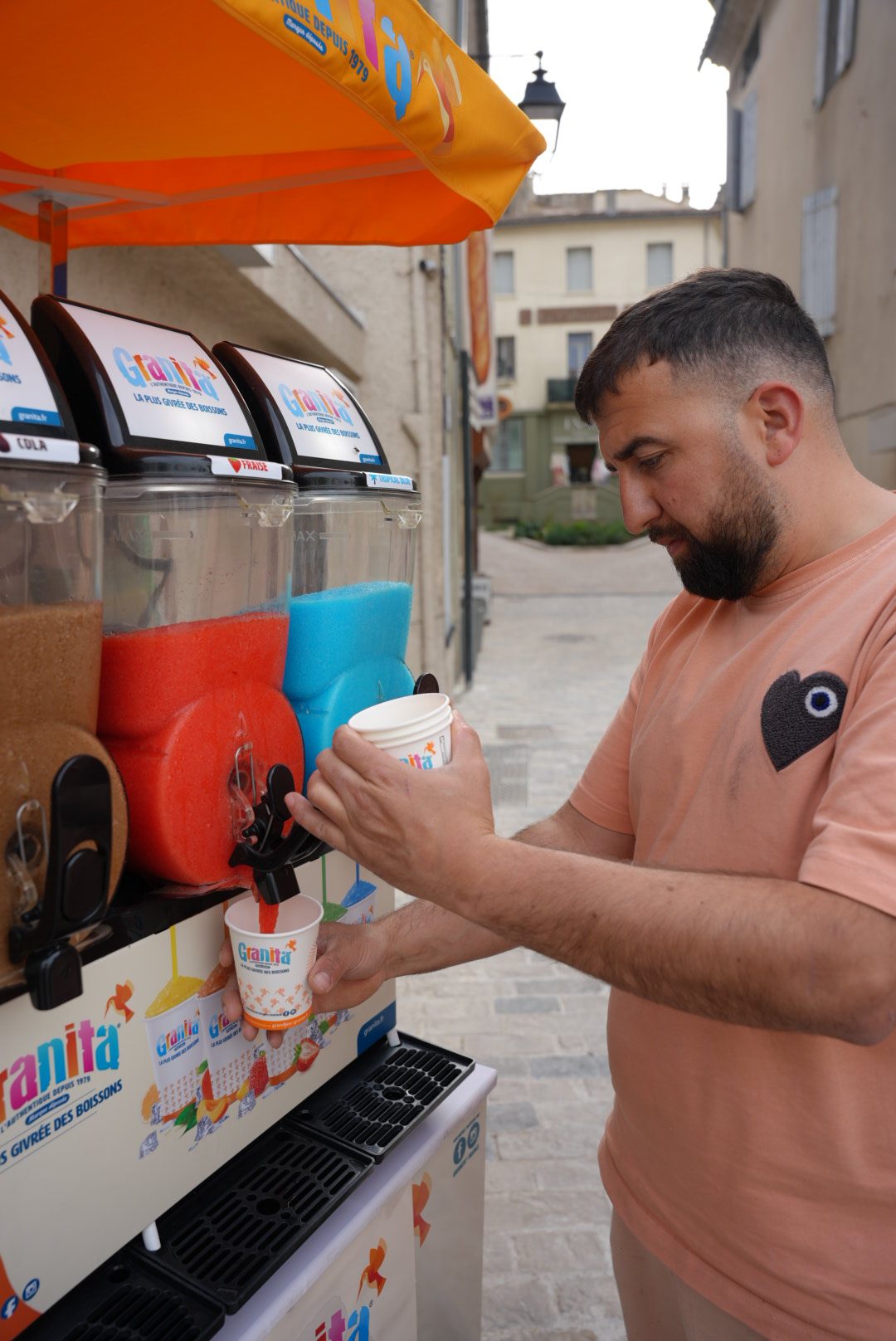 Service de granita